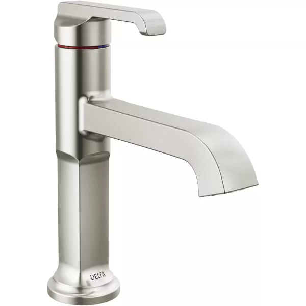 imageDelta Faucet Tetra Gold Single Hole Bathroom Faucet Gold Single Handle Bathroom Faucet Bathroom Sink Faucet Diamond Seal Technology Metal Drain Assembly Lumicoat Champagne Bronze 589CZPRDSTLumicoat Stainless