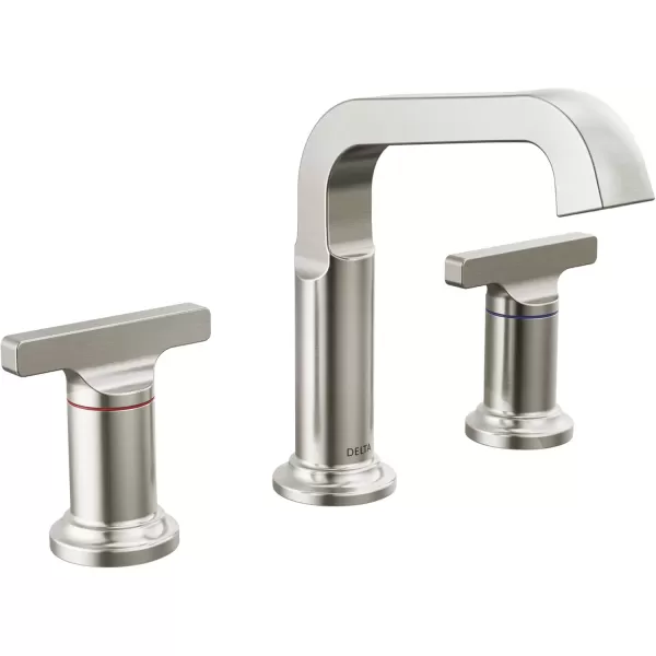 imageDelta Faucet Tetra Gold Widespread Bathroom Faucet 3 Hole Gold Bathroom Faucet for Bathroom Sink Bathroom Sink Faucet Diamond Seal Metal Drain Lumicoat Champagne Bronze 35587CZPRDSTLumicoat Stainless