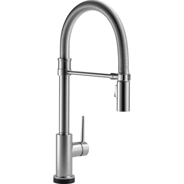 imageDelta Faucet Trinsic Pro VoiceIQ SingleHandle Touch Kitchen Sink Faucet with Pull Down Sprayer Alexa and Google Assistant Voice Activated Smart Home Arctic Stainless