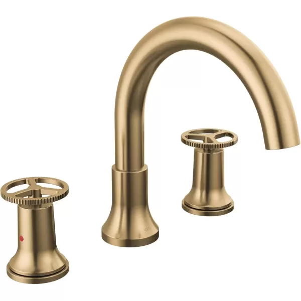 imageDelta Faucet Trinsic Roman Tub Trim  T2759SS  Modern Bathroom Tub Faucet Set  Includes Tub Faucet ampamp Handles  Stainless Valve Sold SeparatelyChampagne Bronze