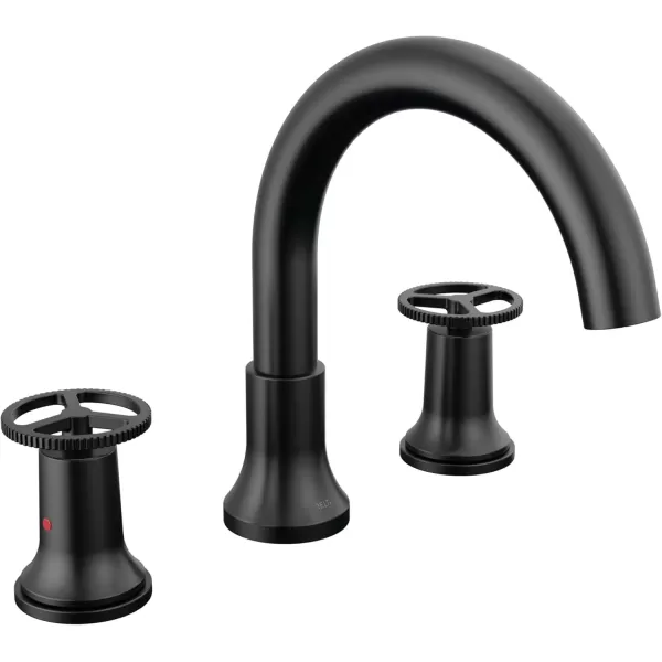 imageDelta Faucet Trinsic Roman Tub Trim  T2759SS  Modern Bathroom Tub Faucet Set  Includes Tub Faucet ampamp Handles  Stainless Valve Sold SeparatelyMatte Black