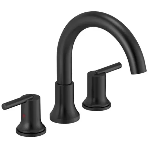 imageDelta Faucet Trinsic Roman Tub Trim  T2759SS  Modern Bathroom Tub Faucet Set  Includes Tub Faucet ampamp Handles  Stainless Valve Sold SeparatelyMatte Black