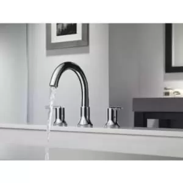 imageDelta Faucet Trinsic Roman Tub Trim  T2759SS  Modern Bathroom Tub Faucet Set  Includes Tub Faucet ampamp Handles  Stainless Valve Sold SeparatelyVenetian Bronze