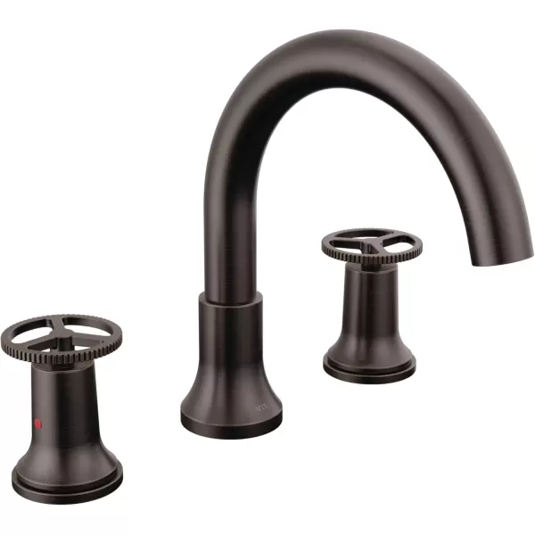 imageDelta Faucet Trinsic Roman Tub Trim  T2759SS  Modern Bathroom Tub Faucet Set  Includes Tub Faucet ampamp Handles  Stainless Valve Sold SeparatelyVenetian Bronze