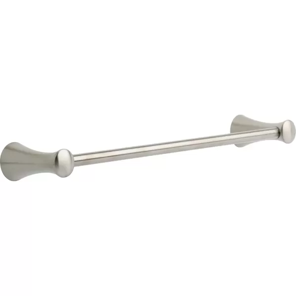 imageDelta Lahara 1Pack 24 Towel Rack for Bathroom Brilliance Stainless Steel Towel Bar for Bathroom Wall Towel Holder Rod Wall Mounted 73818SS
