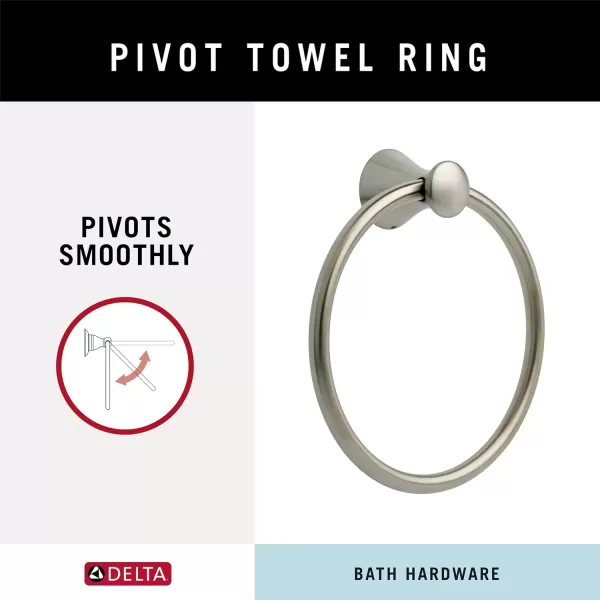 imageDELTA 73846SS Towel Ring Brilliance Stainless SteelBrilliance Stainless Steel