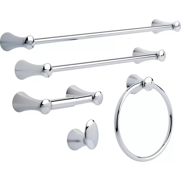 imageDELTA 73846SS Towel Ring Brilliance Stainless SteelPolished Chrome