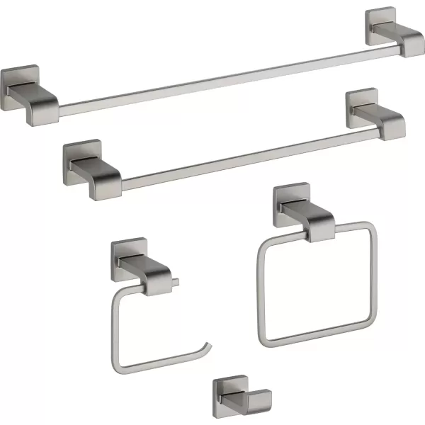 imageDELTA Ara Single Post Toilet Paper Holder Polished Chrome Bathroom Accessories 77550 35 x 625 x 35 InchesBrilliance Stainless Steel