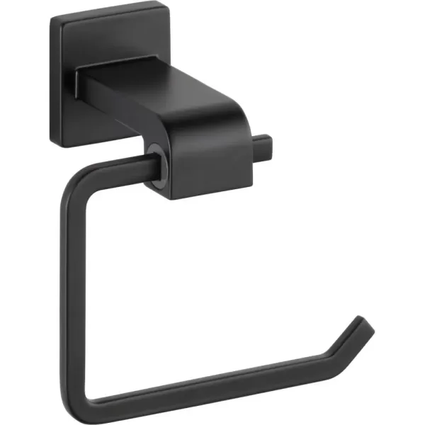 imageDELTA Ara Single Post Toilet Paper Holder Polished Chrome Bathroom Accessories 77550 35 x 625 x 35 InchesMatte Black