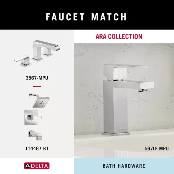 imageDELTA FAUCET 77535 Ara Towel Robe Hook Polished ChromePolished Chrome