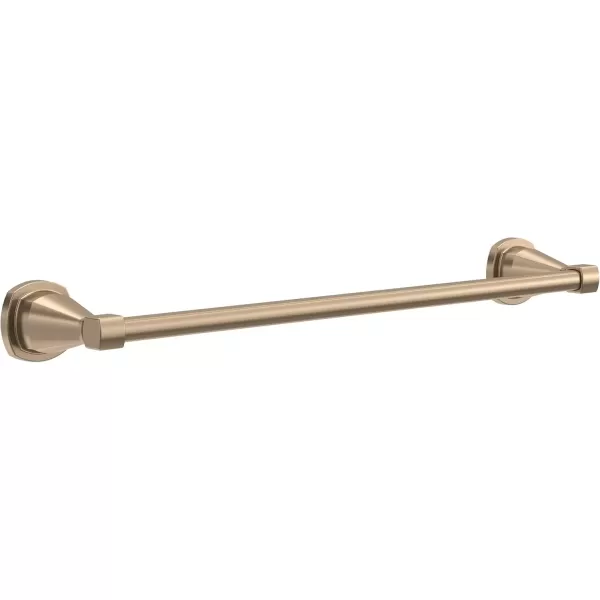 imageDELTA FAUCET 77618CZ Stryke Wall Mounted 18 in Towel Bar in Champagne BronzeChampagne Bronze