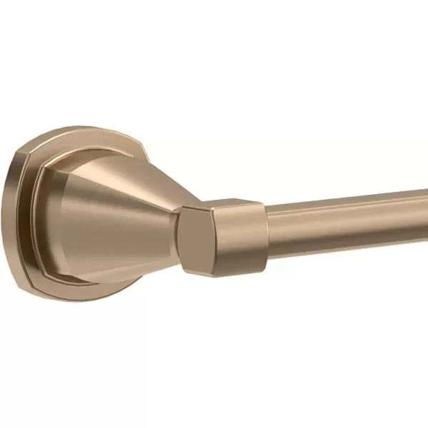 imageDELTA FAUCET 77618CZ Stryke Wall Mounted 18 in Towel Bar in Champagne BronzeChampagne Bronze