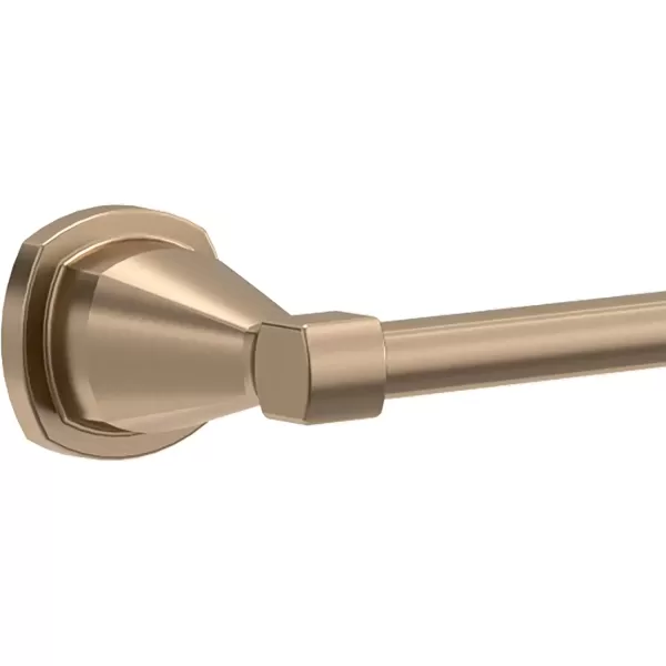 imageDELTA FAUCET 77618CZ Stryke Wall Mounted 18 in Towel Bar in Champagne BronzeChampagne Bronze