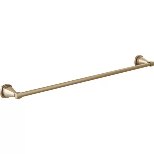 imageDELTA FAUCET 77618CZ Stryke Wall Mounted 18 in Towel Bar in Champagne BronzeChampagne Bronze