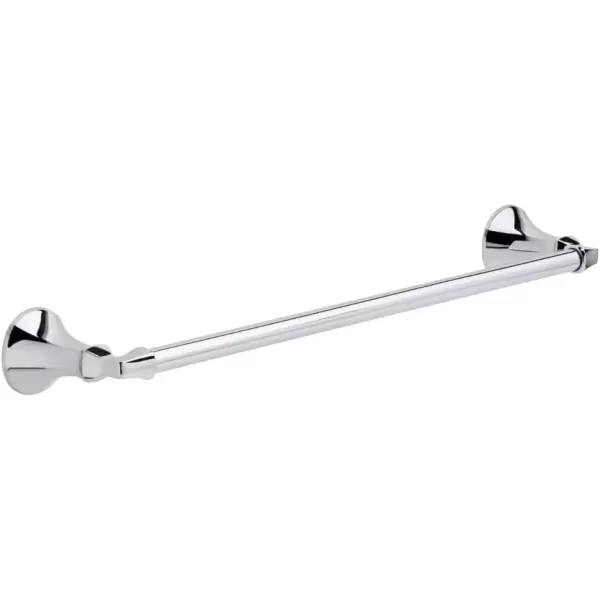 imageDELTA FAUCET Rubber Limited 76424BL Ashlyn 24in Wall Mount Towel Bar Bath Hardware Accessory in Matte BlackChrome