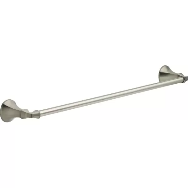 imageDELTA FAUCET Rubber Limited 76424BL Ashlyn 24in Wall Mount Towel Bar Bath Hardware Accessory in Matte BlackStainless