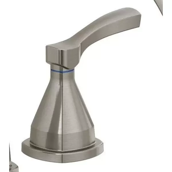 imageDELTA FAUCET T2776BL Three Hole Roman Tub Trim DeckMount Without Diverter Matte BlackStainless