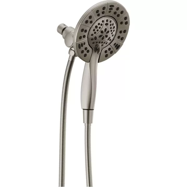 imageDelta Faucet 4Spray In2ition Dual Shower Head with Handheld Spray Gold Shower Head with Hose Showerheads ampamp Handheld Showers Handheld Shower Heads Champagne Bronze 58499CZStainless