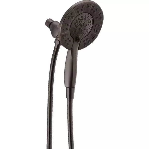 imageDelta Faucet 4Spray In2ition Dual Shower Head with Handheld Spray Gold Shower Head with Hose Showerheads ampamp Handheld Showers Handheld Shower Heads Champagne Bronze 58499CZVenetian Bronze