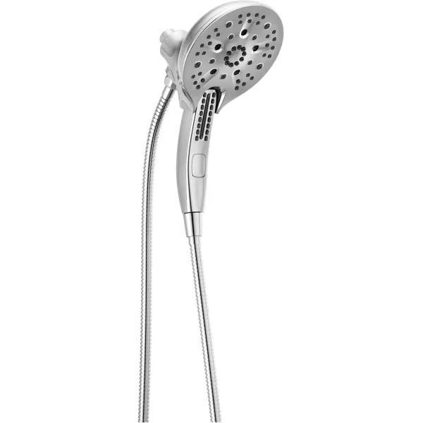 imageDelta Faucet 5Spray In2ition 2in1 Dual Hand Held Shower Head with Hose Chrome 5862025PK