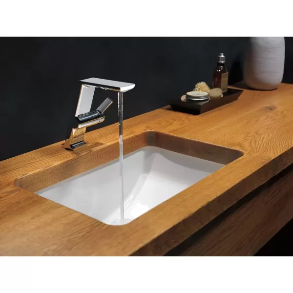 imageDelta Faucet 699PRDST Pivotal Single Hole Lumicoat Chrome