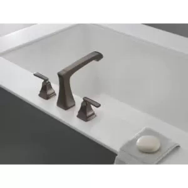 imageDelta Faucet Ashlyn 2Handle Widespread Roman Tub Faucet Brushed Nickel Tub Faucet Roman Bathtub Faucet Delta Roman Tub Faucet Tub Filler Stainless T2764SS Valve Not IncludedChrome