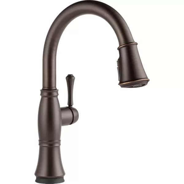 imageDelta Faucet Cassidy Touch Kitchen Faucet Oil Rubbed Bronze Kitchen Faucets with Pull Down Sprayer Kitchen Sink Faucet Faucet for Kitchen Sink Touch2O Technology Venetian Bronze 9197TRBDST