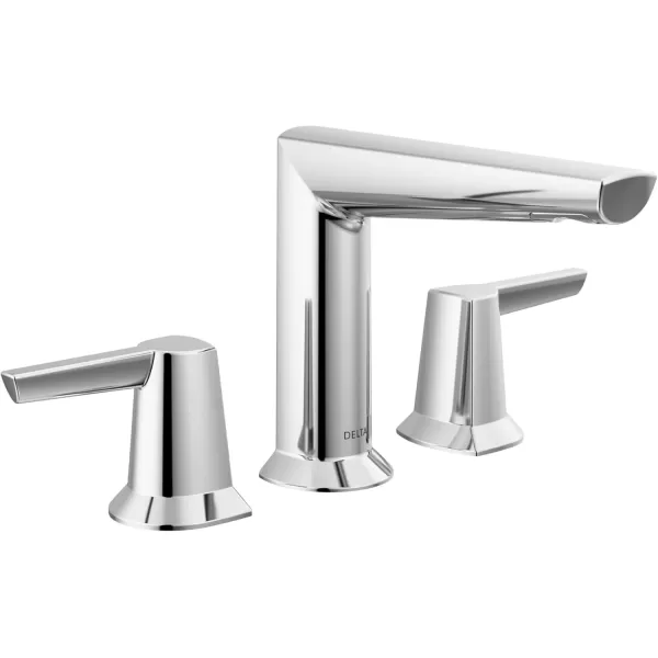 imageDelta Faucet Galeon Widespread Bathroom Faucet 3 Hole Brushed Nickel Bathroom Faucet for Bathroom Sink Bathroom Sink Faucet Diamond Seal Technology Lumicoat Stainless 3571SSPRMPUDSTLumicoat Chrome