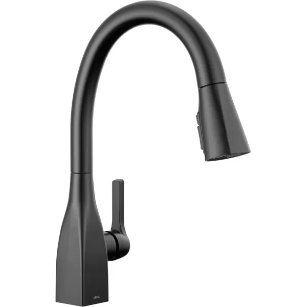 imageDelta Faucet Mateo Touch Kitchen Faucet Brushed Nickel Kitchen Faucets with Pull Down Sprayer Kitchen Sink Faucet Touch Faucet for Kitchen Sink Touch2O Technology Arctic Stainless 9183TARDSTMatte Black