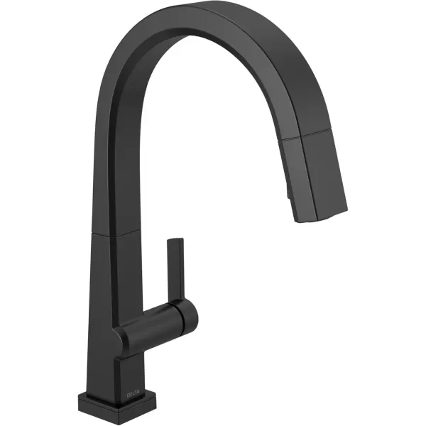 imageDelta Faucet Pivotal Touch Kitchen Faucet Brushed Nickel Kitchen Faucets with Pull Down Sprayer Kitchen Sink Faucet Touch Faucet for Kitchen Sink Touch2O Technology Arctic Stainless 9193TARDSTMatte Black