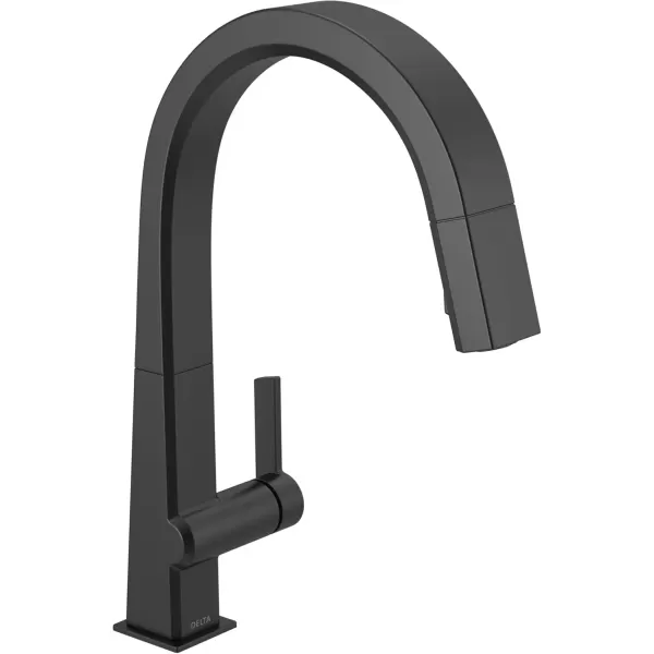 imageDelta Faucet Pivotal Touch Kitchen Faucet Brushed Nickel Kitchen Faucets with Pull Down Sprayer Kitchen Sink Faucet Touch Faucet for Kitchen Sink Touch2O Technology Arctic Stainless 9193TARDSTMatte Black