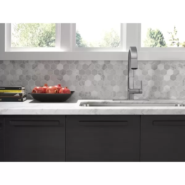 imageDelta Faucet Pivotal Touch Kitchen Faucet Brushed Nickel Kitchen Faucets with Pull Down Sprayer Kitchen Sink Faucet Touch Faucet for Kitchen Sink Touch2O Technology Arctic Stainless 9193TARDSTArctic Stainless