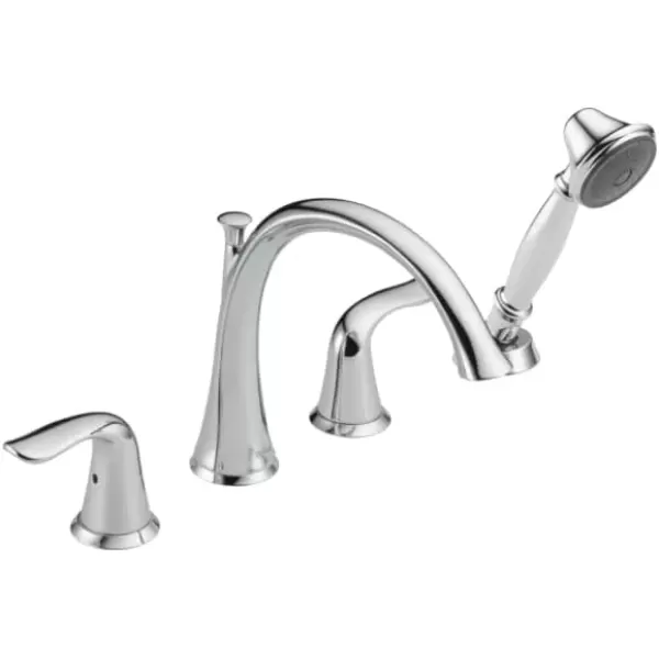 imageDelta Faucet T4738 Lahara Roman Tub with Handshower Trim Chrome 400 x 900 x 2000 inchesChrome