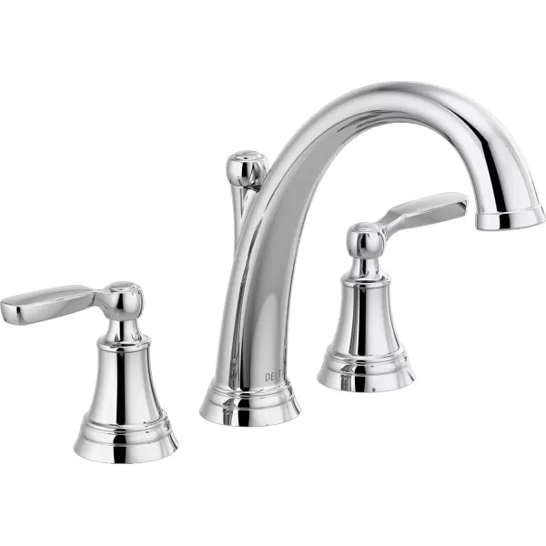 imageDelta Faucet Woodhurst Roman Tub Faucet  T2732RB  Classic Bathtub Handles ampamp Faucet  Bathroom Fixtures  Venetian Bronze Valve Sold SeparatelyChrome