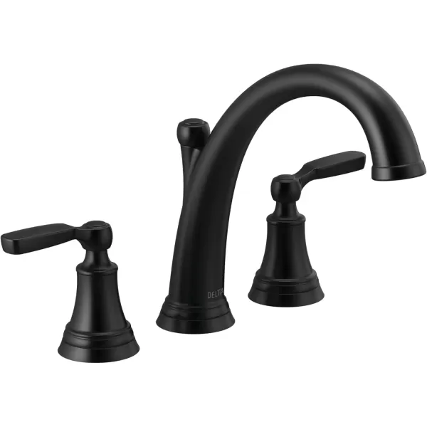 imageDelta Faucet Woodhurst Roman Tub Faucet  T2732RB  Classic Bathtub Handles ampamp Faucet  Bathroom Fixtures  Venetian Bronze Valve Sold SeparatelyMatte Black