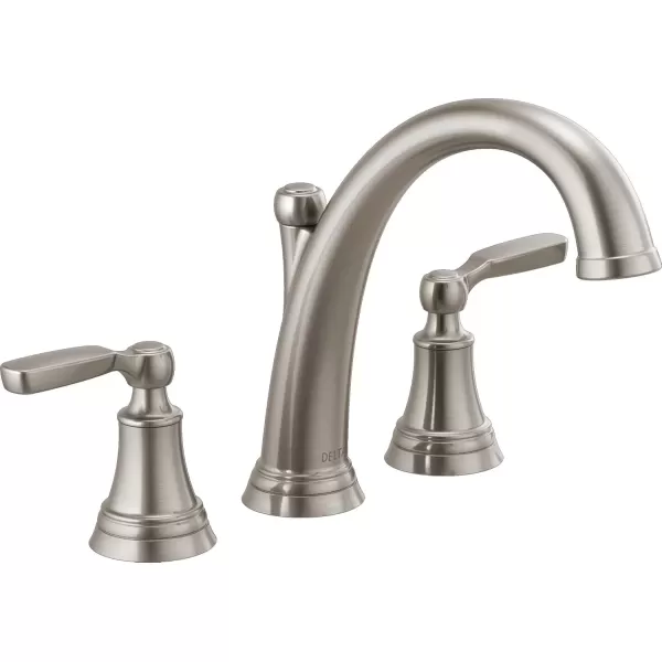 imageDelta Faucet Woodhurst Roman Tub Faucet  T2732RB  Classic Bathtub Handles ampamp Faucet  Bathroom Fixtures  Venetian Bronze Valve Sold SeparatelyStainless