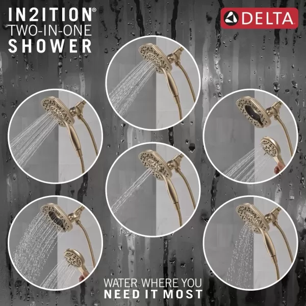 imageDELTA 58498RB 4 Setting 2in1 Combo Hand Shower Venetian BronzeChampagne Bronze