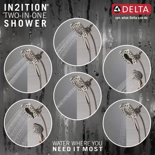 imageDELTA 58498RB 4 Setting 2in1 Combo Hand Shower Venetian BronzeStainless