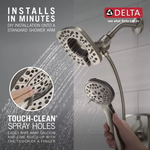 imageDELTA 58498RB 4 Setting 2in1 Combo Hand Shower Venetian BronzeStainless