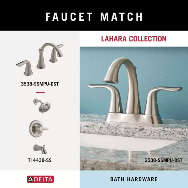 imageDELTA 73835SS Lahara Towel Robe Hook Brilliance Stainless SteelBrilliance Stainless Steel