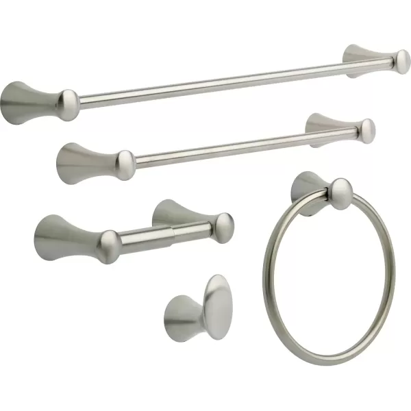 imageDELTA 73835SS Lahara Towel Robe Hook Brilliance Stainless SteelBrilliance Stainless Steel