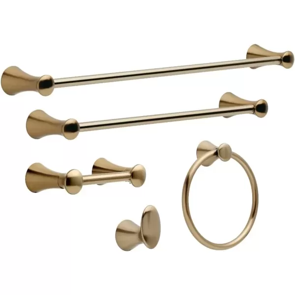 imageDELTA 73835SS Lahara Towel Robe Hook Brilliance Stainless SteelChampagne Bronze