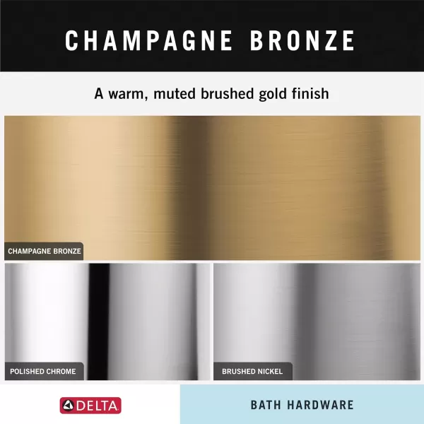 imageDELTA 73835SS Lahara Towel Robe Hook Brilliance Stainless SteelChampagne Bronze