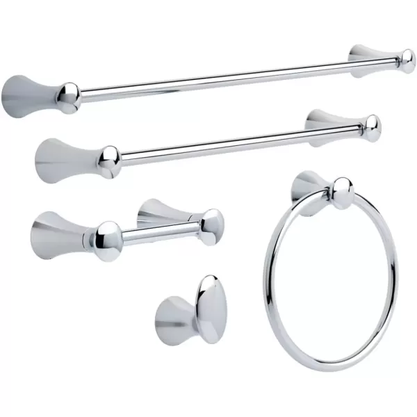 imageDELTA 73835SS Lahara Towel Robe Hook Brilliance Stainless SteelPolished Chrome