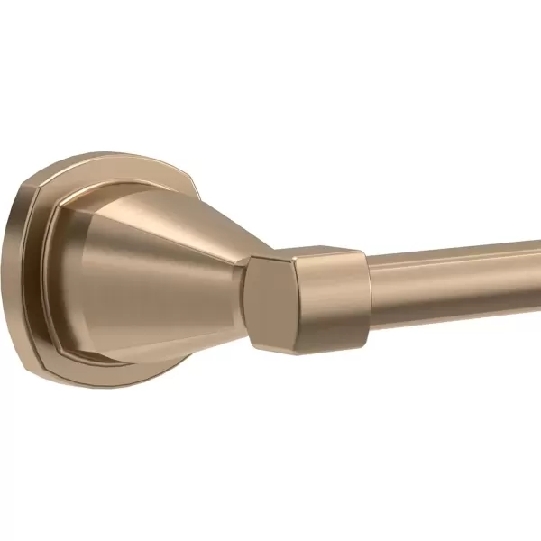 imageDELTA FAUCET 77608CZ Stryke Wall Mounted 8 in Hand Towel Bar in Champagne BronzeChampagne Bronze