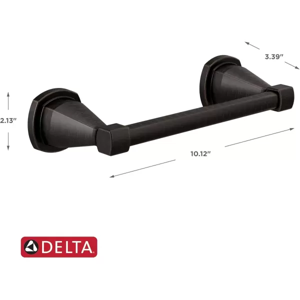 imageDELTA FAUCET 77608CZ Stryke Wall Mounted 8 in Hand Towel Bar in Champagne BronzeVenetian Bronze