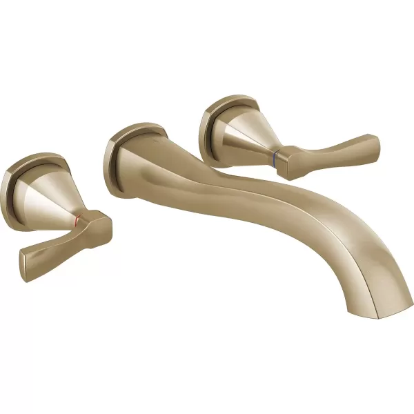 imageDELTA FAUCET T5776SSWL Tub Filler WallMount StainlessChampagne Bronze