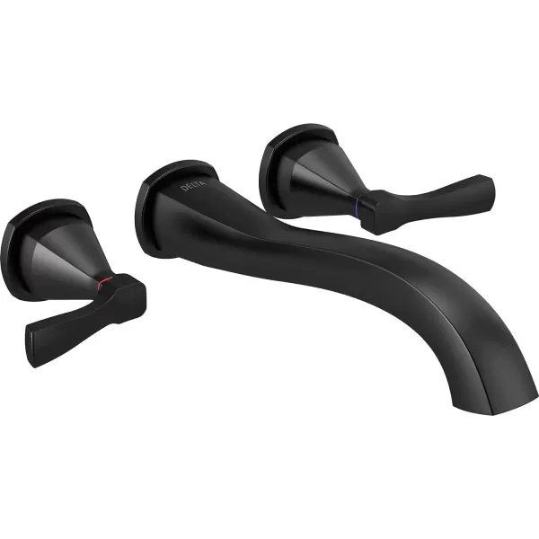 imageDELTA FAUCET T5776SSWL Tub Filler WallMount StainlessMatte Black