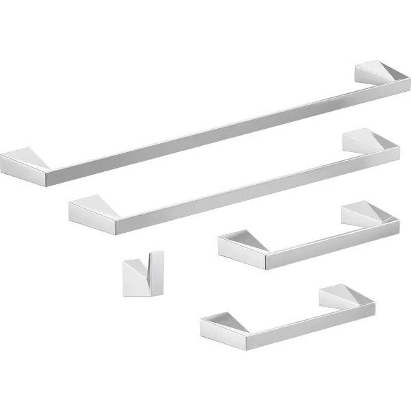 imageDelta 74318SS Trillian Towel Bar 18 inch StainlessPolished Chrome