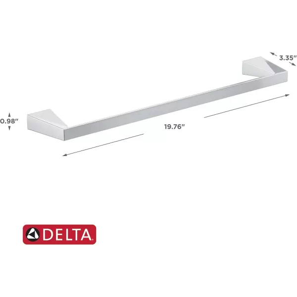 imageDelta 74318SS Trillian Towel Bar 18 inch StainlessPolished Chrome